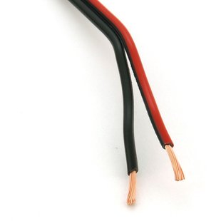 Sencys Audiokabel Hifi 2g2,5 Zwart-rood 20m