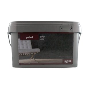 T Stilleven Palet Muurverf - Zijdeglans - Grijs - 3l