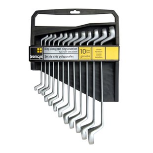 Sencys Ringsleutelset Chroom - 12 Stuks