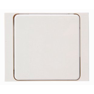 Sencys Enkele Afdekplaat Yukon Wit