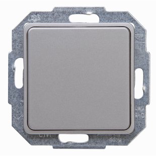 Sencys Enkele Afdekplaat Ottawa Zilver