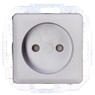 Sencys Inbouwstopcontact Ottawa Ongeaard 1-polig Grijs Ip20