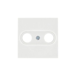 Jung Afdekplaat As500 Coax Wit