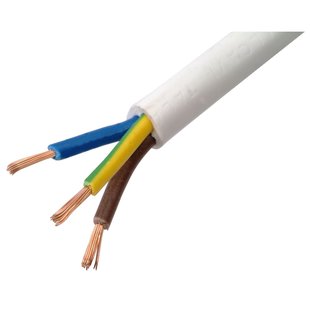 Sencys Stroomkabel Vtmb 20m 3x1 Mm² Wit