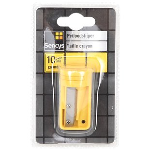 Sencys - Potloodslijper - Geel - Kunststof