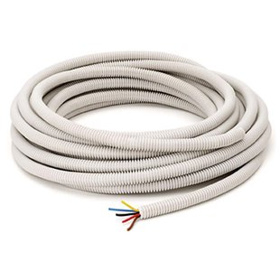 Sencys Voorbedrade Buis 20 Mm 25m 3x2,5 Mm² Grijs