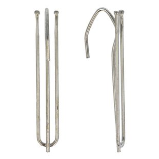 Gordijnhaakjes 70/70mm Metaal 10 Stuks