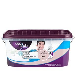 Decomode Muurverf - Mat - Poeder Roze - 2,5l