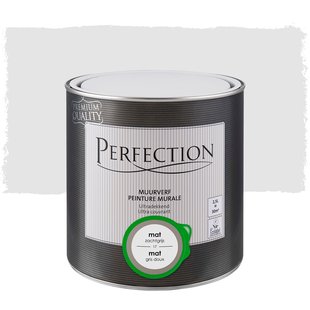 Perfection Ultradekkend Muurverf - Mat - Zachtgrijs - 2,5l