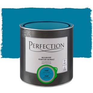 Perfection Ultradekkend Muurverf - Mat - Petrol Blue - 2,5l
