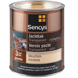 Sencys Jachtvernis Kleurloos Zijdeglans 750ml