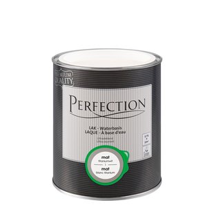 Perfection Lak Ultradekkend Mat Titaniumwit 750ml