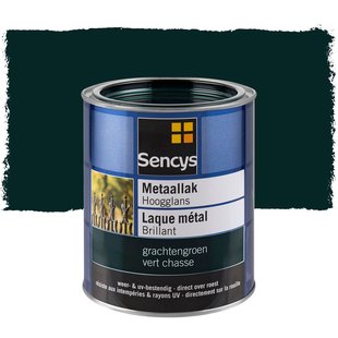 Sencys Metaallak Hoogglans Grachtengroen 750ml