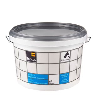 Sencys Voorstrijk Primer - Sierpleister En Structuurverf - Wit - 2,5l