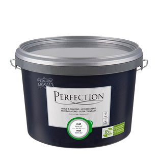 Perfection Muur & Plafond Muurverf - Mat - Zuiver Wit Ral 9010 - 2,5l