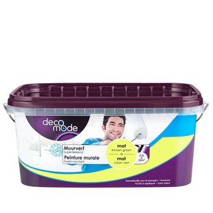 Decomode Muurverf - Mat - Limoen Groen - 2,5l
