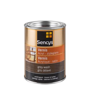Sencys Vernis Acryl Hoogglans Gewassen Grijs 500ml