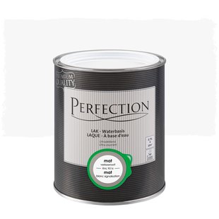 Perfection Lak Ultradekkend Mat Verkeerswit Ral 9016 750ml
