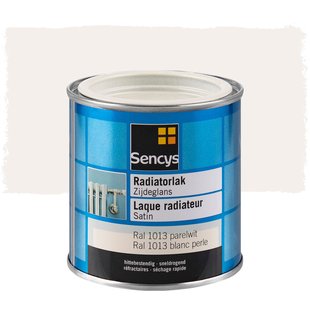 Sencys Radiatorlak Zijdeglans Parelwit Ral 1013 250ml