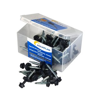 Aqua-pan Classic Schroef (40 St.) Antraciet