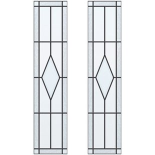 Cando Glas-in-lood Diamond Ml 697 201,5 I 211,5 X 93cm 2 Stuks