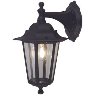 Sencys Wandlantaarn Madrid Zwart E27