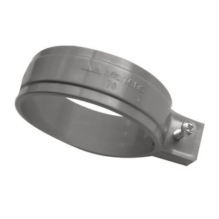 Martens Buisbeugel Met M6-pen - Pvc - Grijs - Ø60mm - 2 Stuks