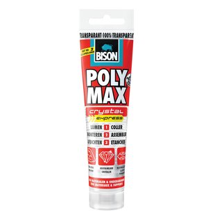 Bison Universele Montagelijm Poly Max Crystal Express 115g