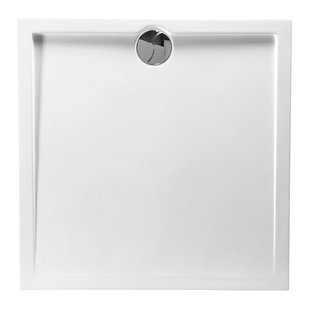 Allibert - Douchebak - Slim 90 X 90 Cm - Polybeton - Wit