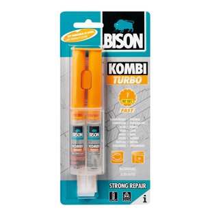 Bison Universele Epoxylijm Kombi Turbo 24ml