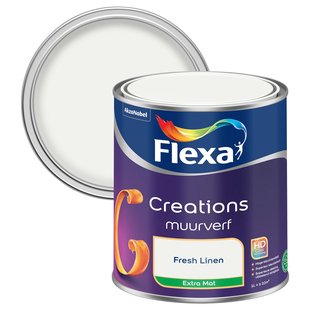 Flexa Creations Muurverf - Extra Mat - Fresh Linen - 1l