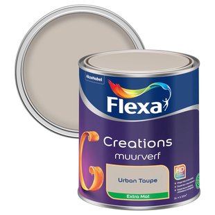 Flexa Creations Muurverf - Extra Mat - Urban Taupe - 1l