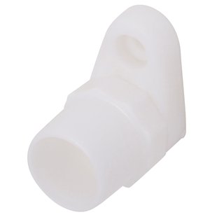 Sencys - Gordijnsteun - Wit - Diam. 13mm - 2 Stuks