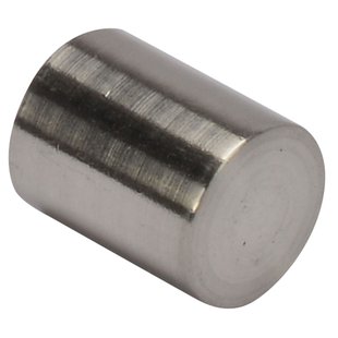 Decomode Buisvormige Eindknoppen 16mm Geborsteld Metaal 2pcs