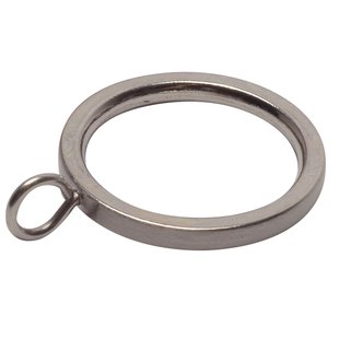 Decomode - Gordijnring - Geborsteld Nikkel - Diam. 16mm - 12 Stuks