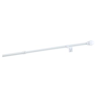 Sencys - Gordijnroede - Verstelbaar - Wit - 125-175cm