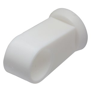 Sencys - Gordijnsteun - Wit - Diam. 13 Mm - 2 Stuks