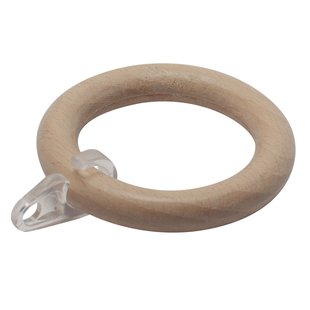 Decomode Gordijn Ringen Fsc Vintage Hout 28mm - 6 Stuks