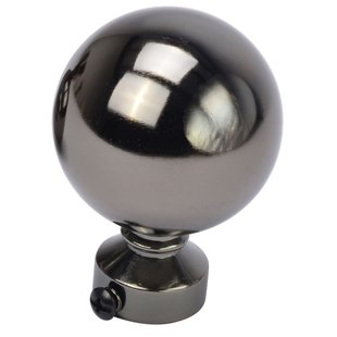 Decomode Knop Bol Massief Zwart Nikkel 20mm - 2 Stuks