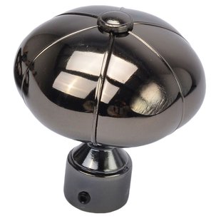 Decomode Knop Pompoen Zwart Nikkel 20mm - 2 Stuks