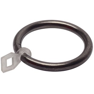 Decomode Ring + Overklikoog Zwart Nikkel 20mm - 6 Stuks