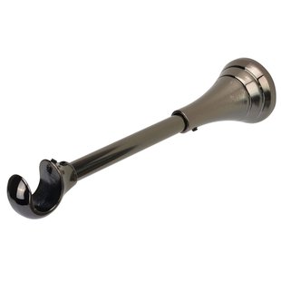 Decomode Steun Uitschuif Zwart Nikkel 20mm 11-22cm - 2 Stuks