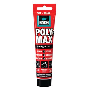 Bison Montagelijm Poly Max Original Wit 165g