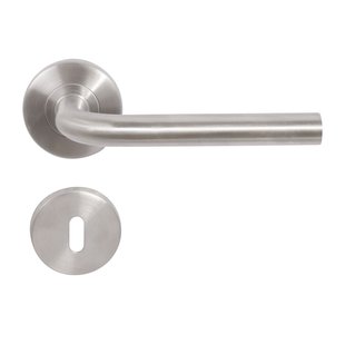 Sencys Deurkruk Op Rozet Little Italy - Roestvrij Staal - Metaal Geborsteld - 145 Mm