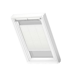 Velux Manueel Lichtdoorlatend Plisségordijn White Line Fhl S06 1016swl Wit