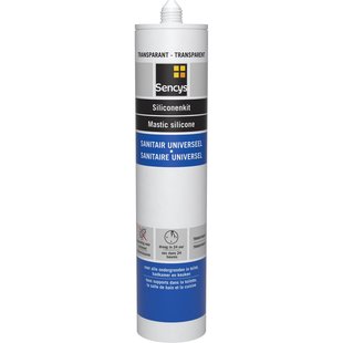 Sencys Siliconenkit Sanitair Transparant 310ml