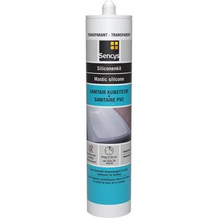 Sencys Siliconenkit Sanitair Acrylbad Transparant 310ml