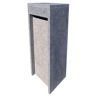 Staande Brievenbus Alicante Bouchard - Natuursteen - Blauwe Hardsteen - 34x103x34cm