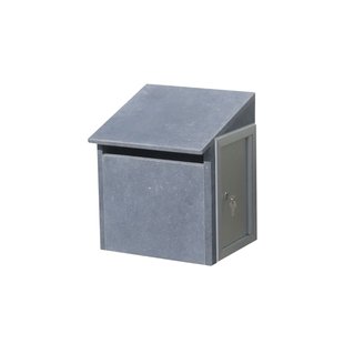 Brievenbus Malaga Rechts - Natuursteen - Blauwe Hardsteen - 30x40x28cm