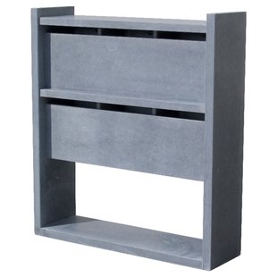 Brievenbusunit Madrid - Natuursteen - Blauwe Hardsteen - 6 Stuks - 8x140x36cm